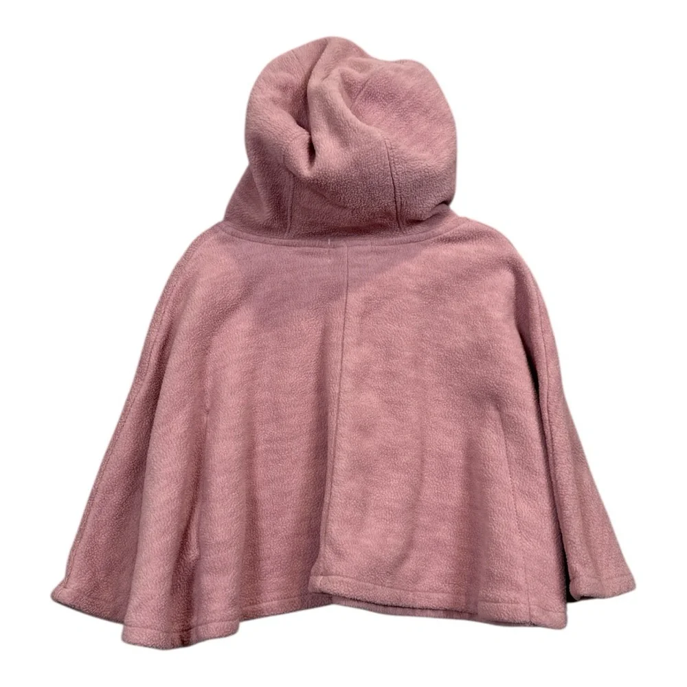 Old Navy Toddler Girl Micro Fleece‎ Hooded Poncho, Size 2T